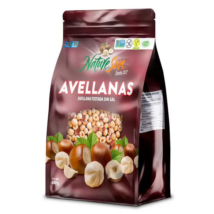 Nature Sun Avellanas Tostadas sin Sal 650 g — Imagen 2 de 4