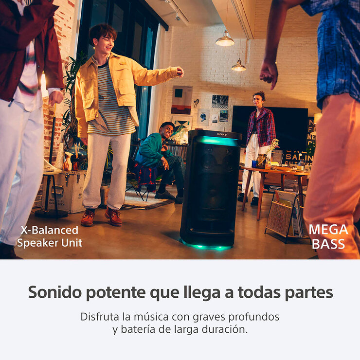 Sony SRS XV900 Bocina Bluetooth con Luces — Imagen 2 de 4
