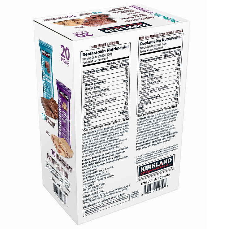 Kirkland Signature Barras de Proteina 20 pzas de 60 g — Imagen 2 de 2