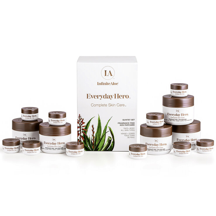 Infinite Aloe Every Day Hero, Kit Cuidado de la Piel, 15 piezas, con o Libre de Fragancia — Imagen 1 de 2