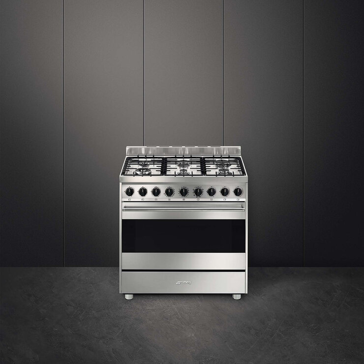 Smeg Combo Estufa 90cm + Campana 90cm — Imagen 2 de 4