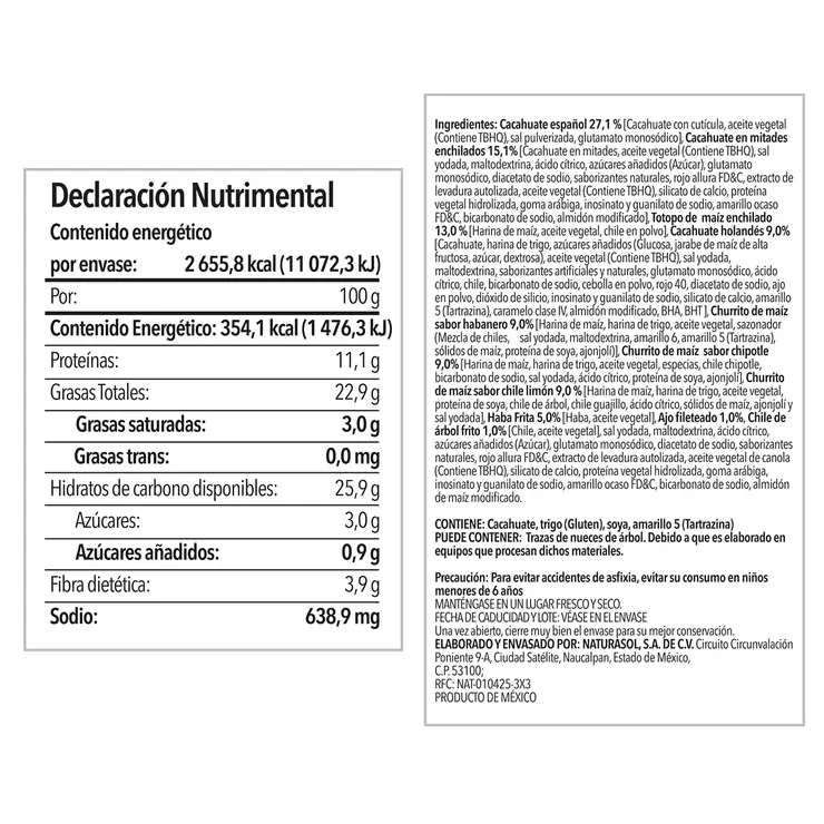 Nature Sun Mix Botana Cantinera 750 g — Imagen 2 de 4