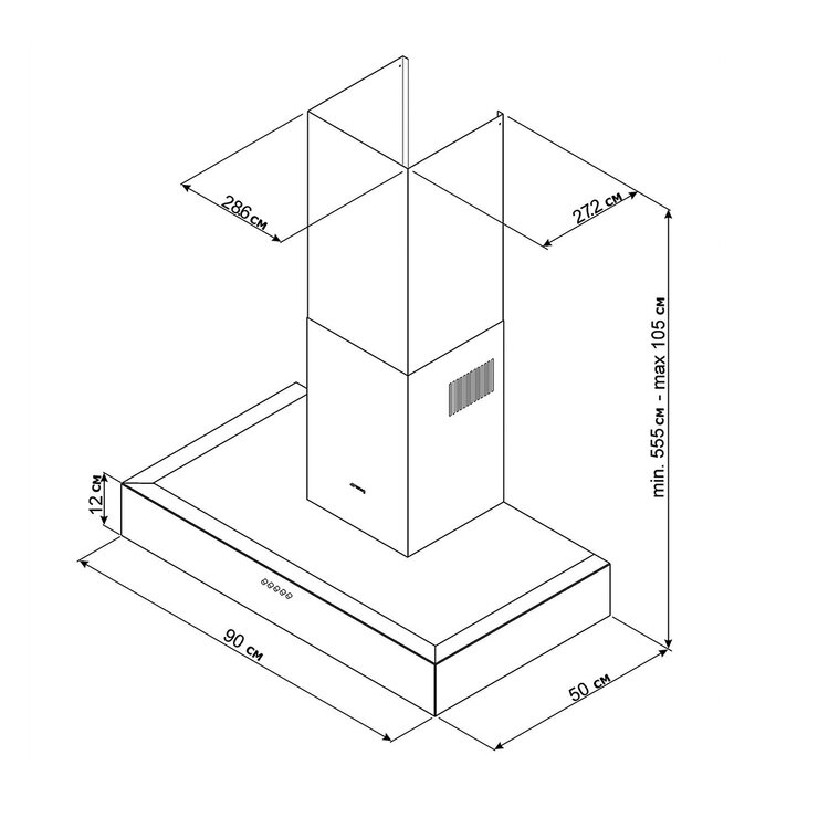 Smeg Combo Estufa 90cm + Campana 90cm — Imagen 3 de 4