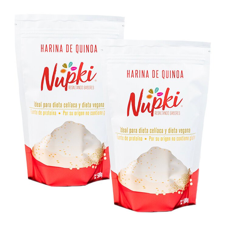  Nupki Harina de Quinoa 2 pzas de 500 g — Imagen 1 de 4