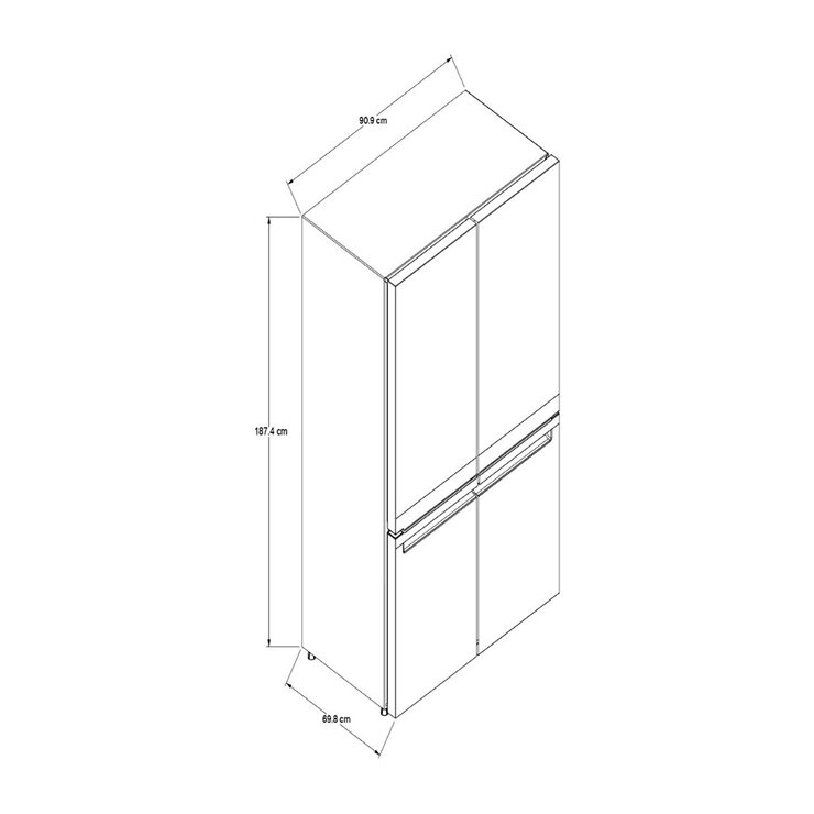 Whirlpool Refrigerador 21' French Door — Imagen 3 de 4