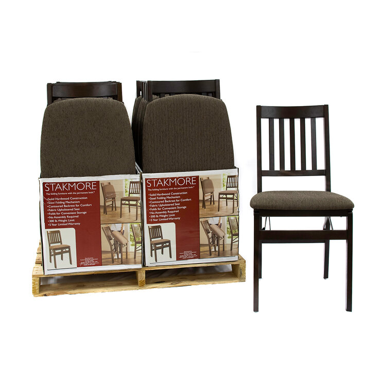 Stakmore Silla de Madera Plegable y Acojinada 16 Piezas — Imagen 1 de 2