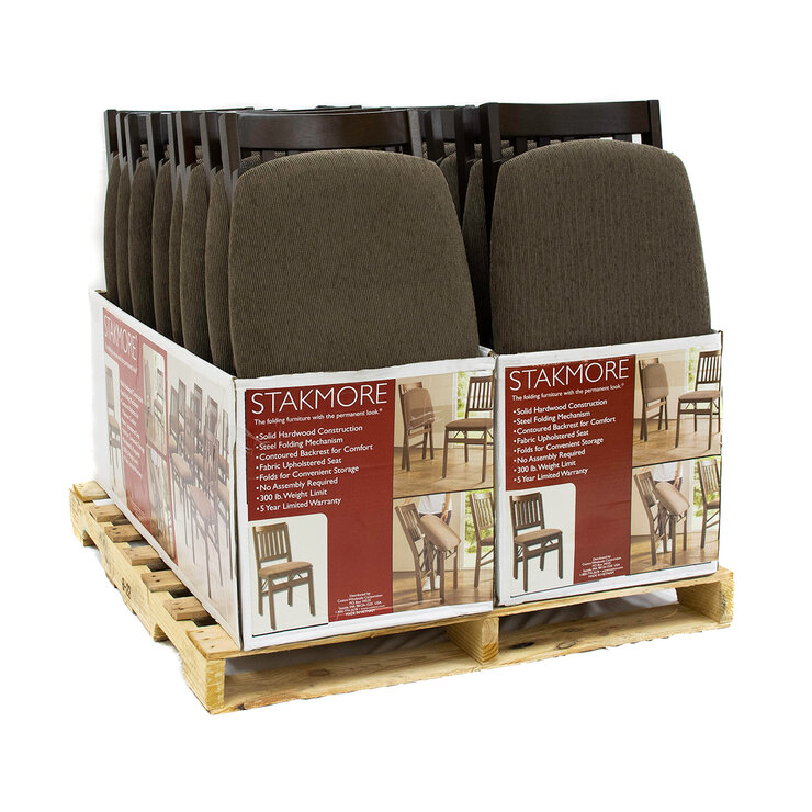 Stakmore Silla de Madera Plegable y Acojinada 16 Piezas — Imagen 2 de 2