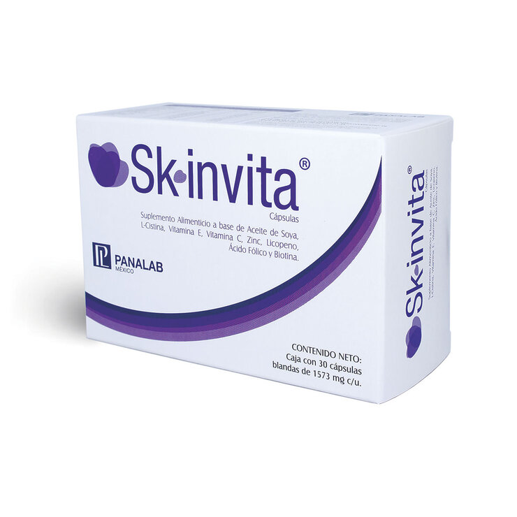 Sk-Invita Suplemento Alimenticio Antiedad 30 Cápsulas — Imagen 1 de 3