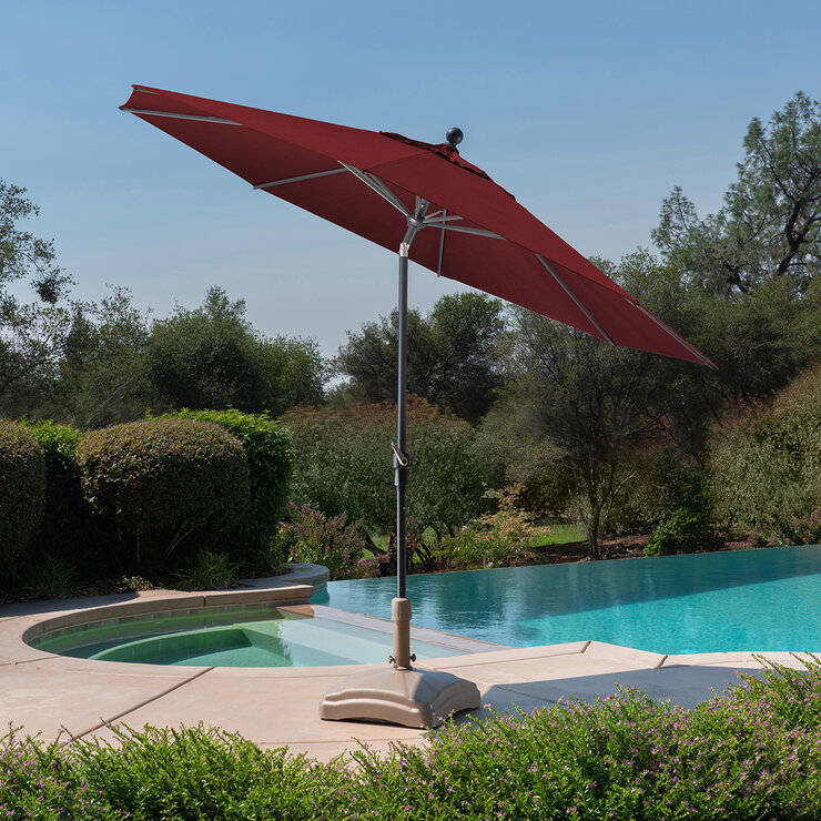 Proshade, Sombrilla Roja de 3m para Exterior — Imagen 4 de 4
