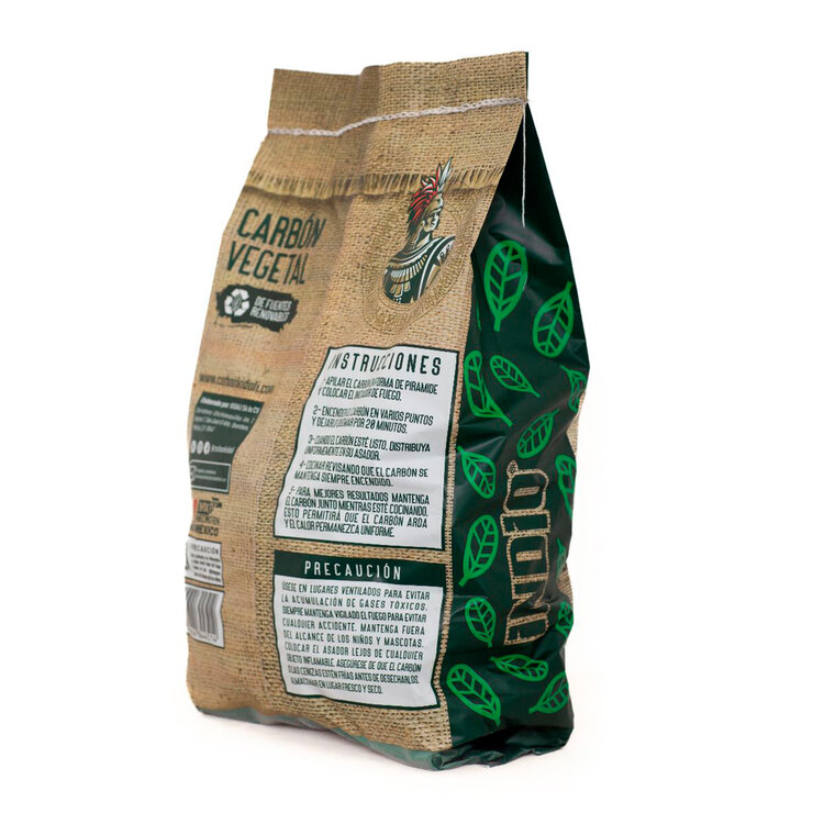 Indio Carbón Vegetal 2 pzas de 6 Kg — Imagen 2 de 4