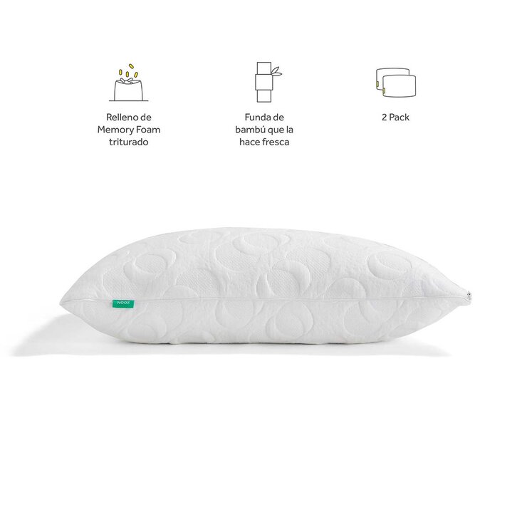 Nooz Almohada de Espuma de Memoria 2 Piezas — Imagen 2 de 4