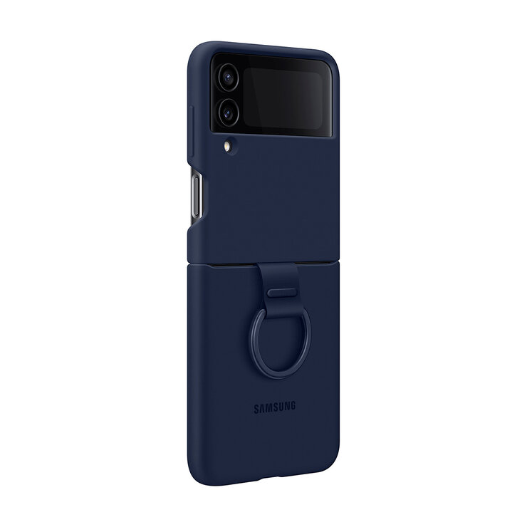 Samsung Cover Silicón Azul Naval con Anillo — Imagen 4 de 4