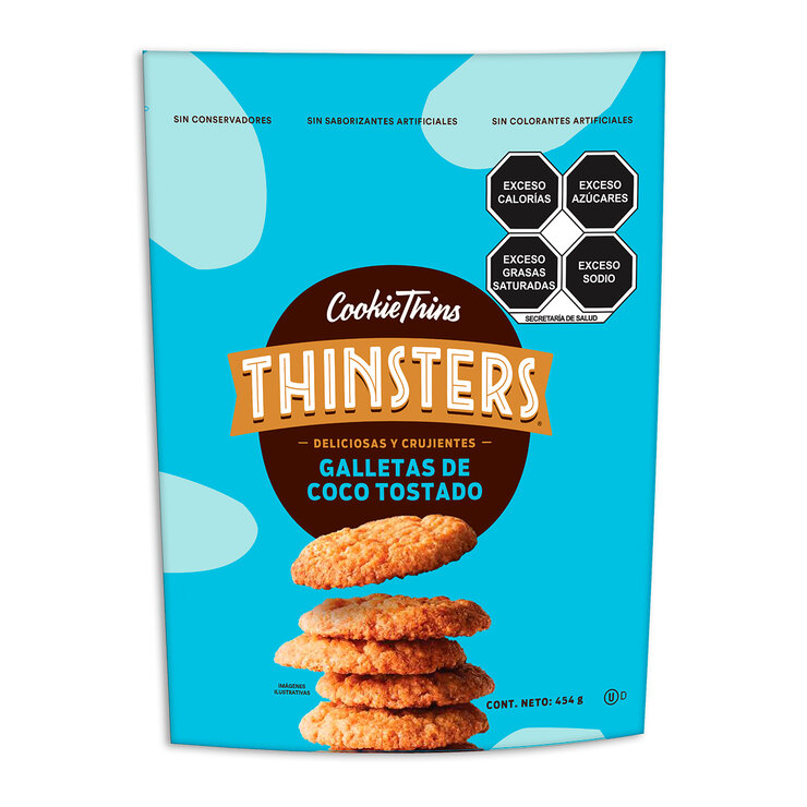 Thinsters Galletas de Coco Tostado 454 g — Imagen 1 de 2