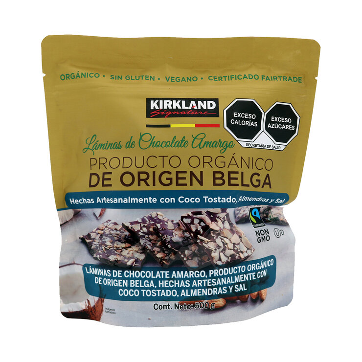 Kirkland Signature Láminas de Chocolate Amargo 500 g  — Imagen 1 de 3
