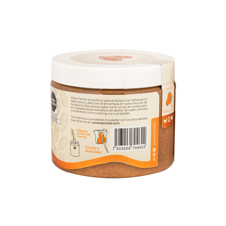 Sarais Crema de Almendra Maca Canela 430 g — Imagen 4 de 4
