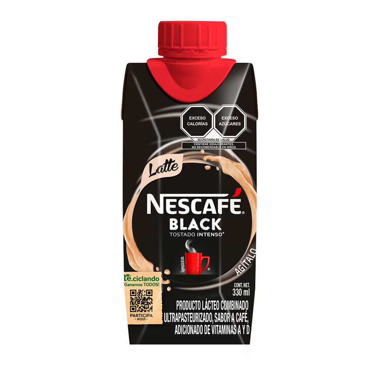 Nescafé Bebida Black Latte 12 pzas de 330 ml — Imagen 1 de 4