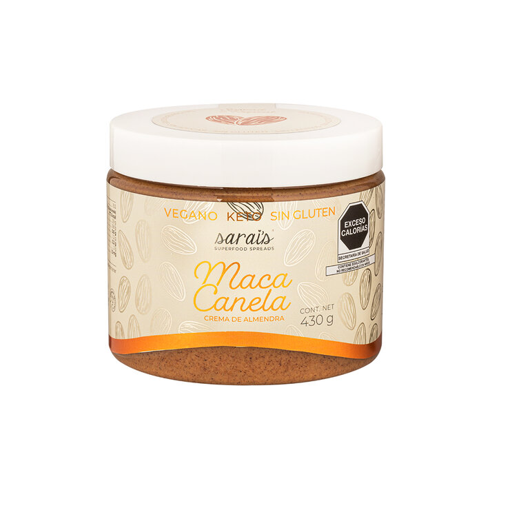Sarais Crema de Almendra Maca Canela 430 g