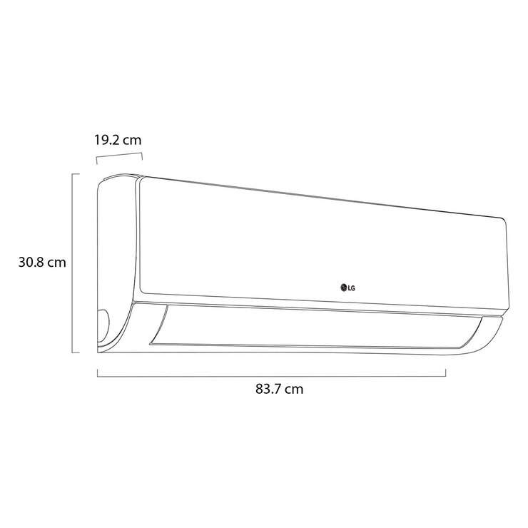 LG Aire Acondicionado ArtCool Inverter, WiFi, Solo Frío, 12,000 BTU/h, VR122CW — Imagen 3 de 4