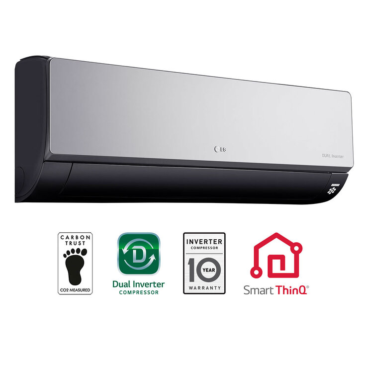 LG Aire Acondicionado ArtCool Inverter, WiFi, Solo Frío, 12,000 BTU/h, VR122CW — Imagen 1 de 4