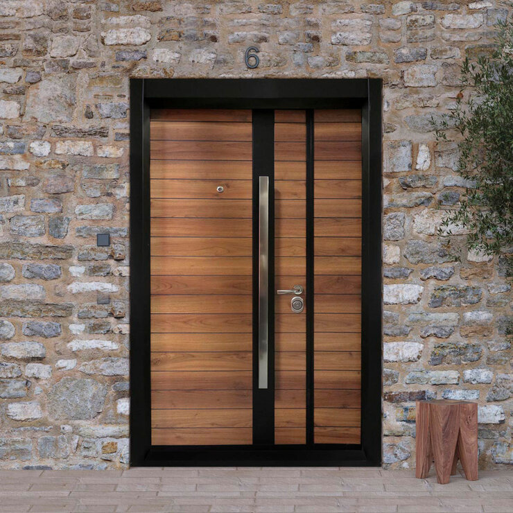 International Door Supply, Puerta de Alta Seguridad Condesa con Fijo Izquierda — Imagen 2 de 4