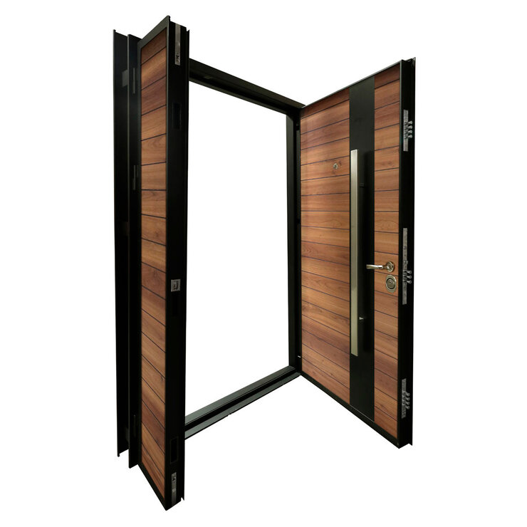 International Door Supply, Puerta de Alta Seguridad Condesa con Fijo Izquierda — Imagen 3 de 4