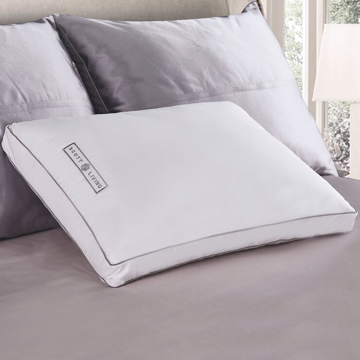 Scott Living® Set de 2 Almohadas de Plumón Alternativo con Tecnología Microban® — Imagen 3 de 4