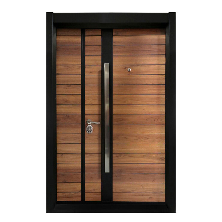 International Door Supply, Puerta de Alta Seguridad Condesa con Fijo Derecha — Imagen 1 de 4