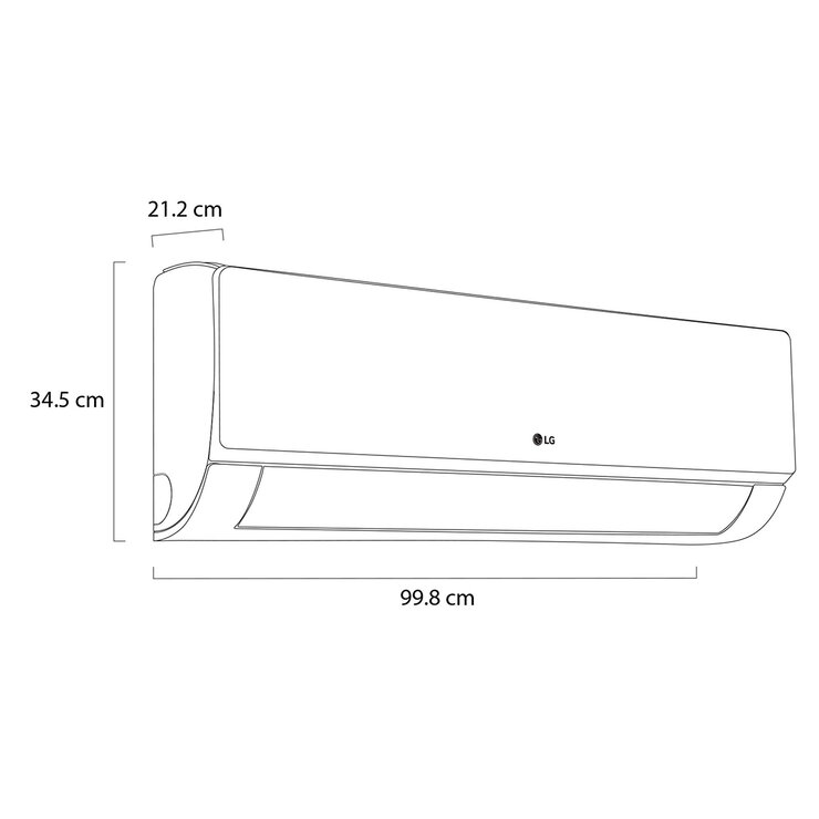 LG Aire Acondicionado ArtCool Inverter, WiFi, Solo Frío, 18,000 BTU/h, VR182CW — Imagen 2 de 4