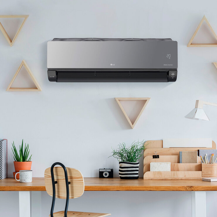 LG Aire Acondicionado ArtCool Inverter, WiFi, Solo Frío, 18,000 BTU/h, VR182CW — Imagen 4 de 4