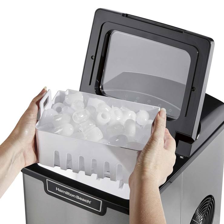 Hamilton Beach, máquina portátil para hacer hielos, hace 12.7 Kg de hielo por día — Imagen 2 de 4