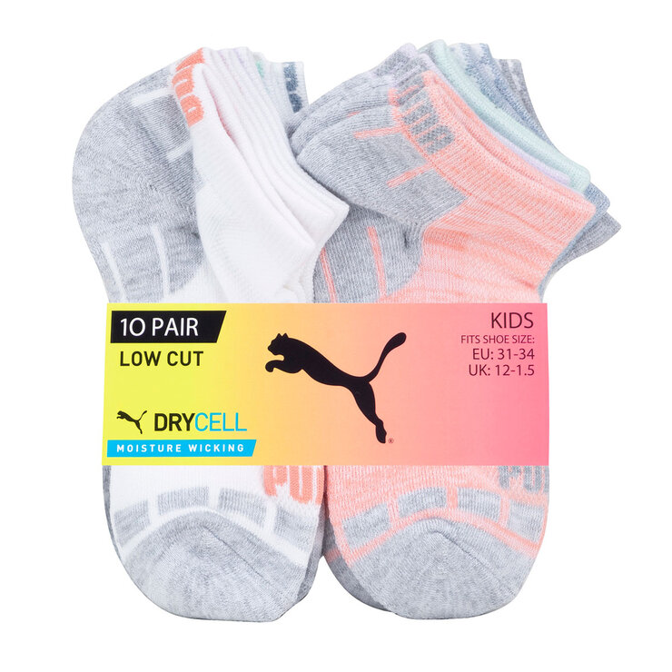 Puma Calcetines para Niña o Niño (10 piezas) Varias Tallas y Colores — Imagen 2 de 3