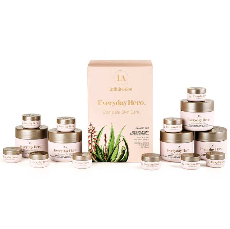 Infinite Aloe Every Day Hero, Kit Cuidado de la Piel, 15 piezas, con o Libre de Fragancia — Imagen 2 de 2