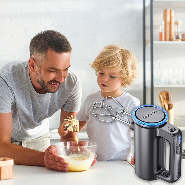 Chefman, Batidora de Mano Inalámbrica de 7 velocidades — Imagen 3 de 4