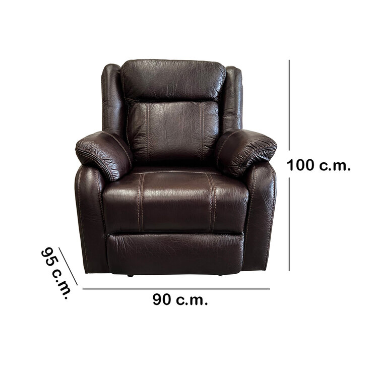 Montbrook Home, Ixtapa, Sillón Reclinable, Color Marrón — Imagen 4 de 4