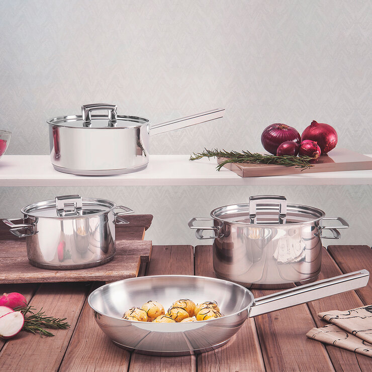 Tramontina Batería de Cocina de Acero Inoxidable 7 piezas — Imagen 2 de 4