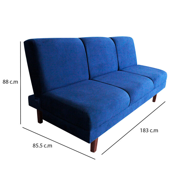 Montbrook Home, Dublín, Sofá Cama, Color Azul — Imagen 2 de 4
