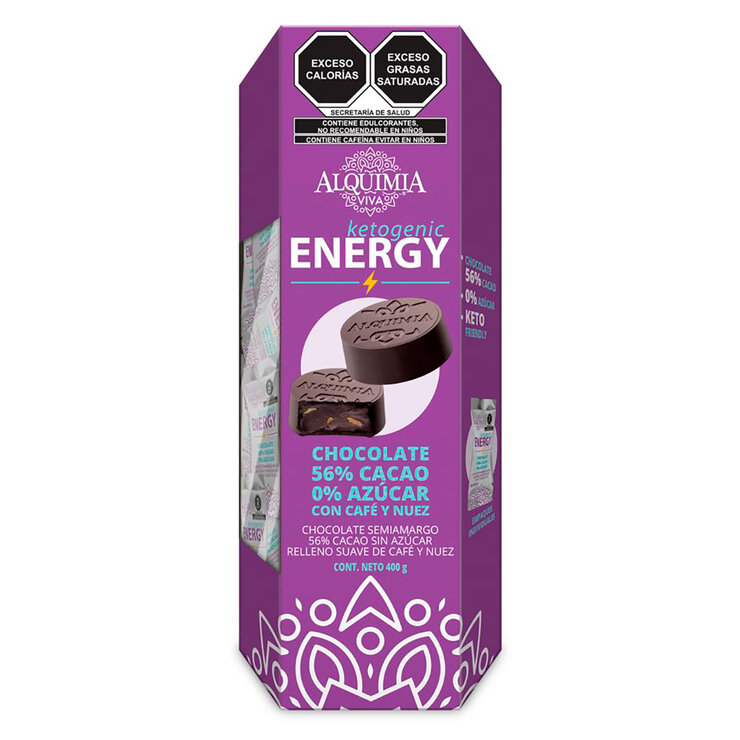 Alquimia Chocolate con Relleno Suave de Café y Nuez 400g — Imagen 1 de 3