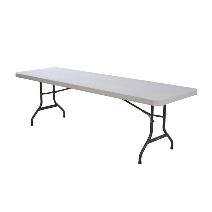 Lifetime Mesas Plegables 2.44m Color Blanco 21 Piezas con Carro Transportador — Imagen 3 de 4