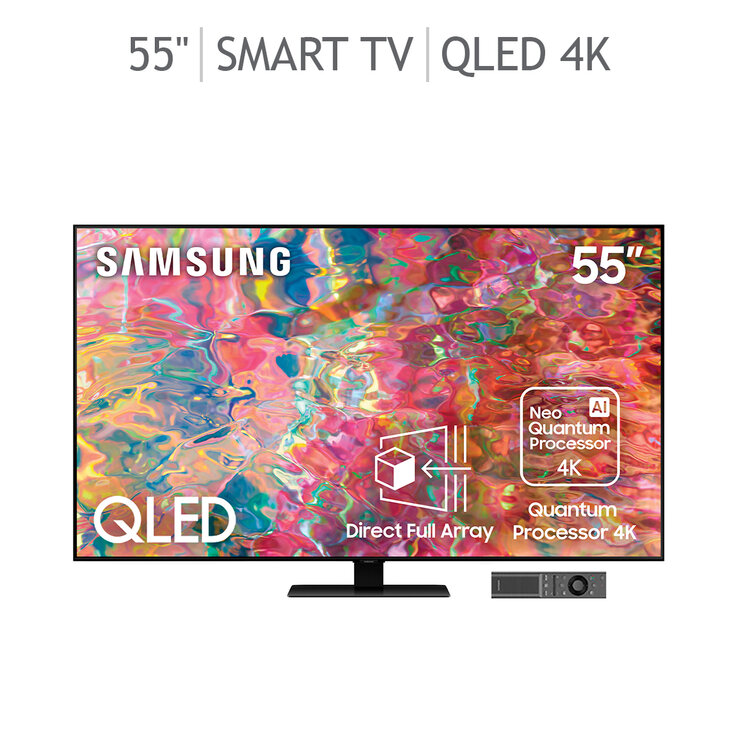 Samsung Pantalla 55" QLED 4K UHD Smart TV — Imagen 1 de 4