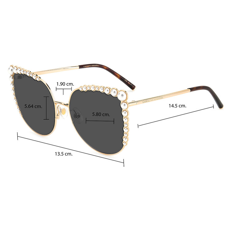 CAROLINA HERRERA HER 0076/S Lentes de sol — Imagen 2 de 4