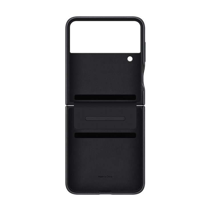 Samsung Cover Flap Leather Black para Galaxy Z Flip 4 — Imagen 1 de 4