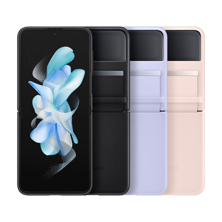 Samsung Cover Flap Leather Black para Galaxy Z Flip 4 — Imagen 4 de 4