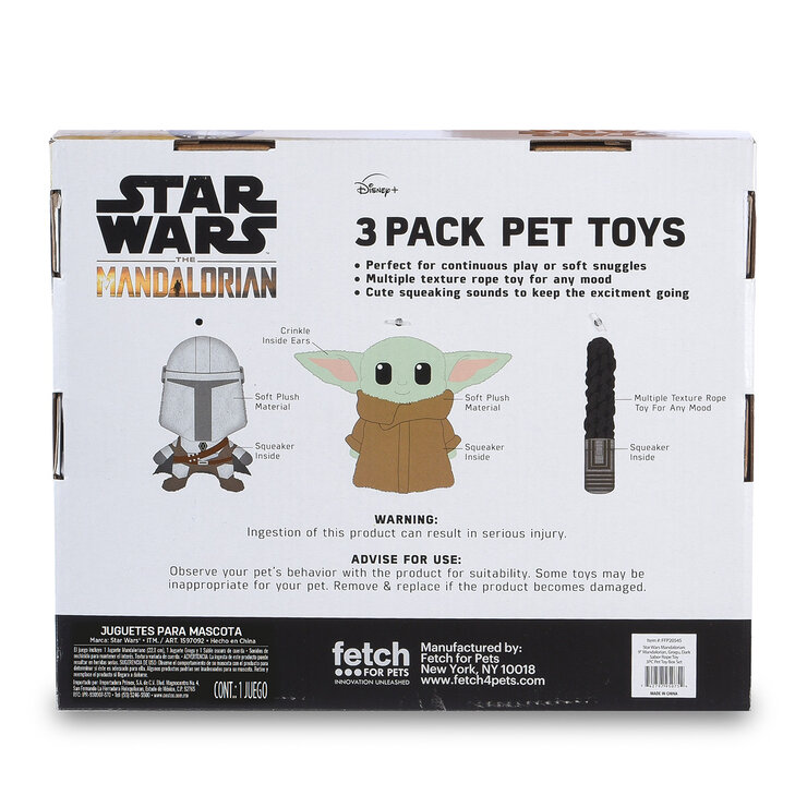Star Wars Juguete para perro 3 pzas — Imagen 2 de 4