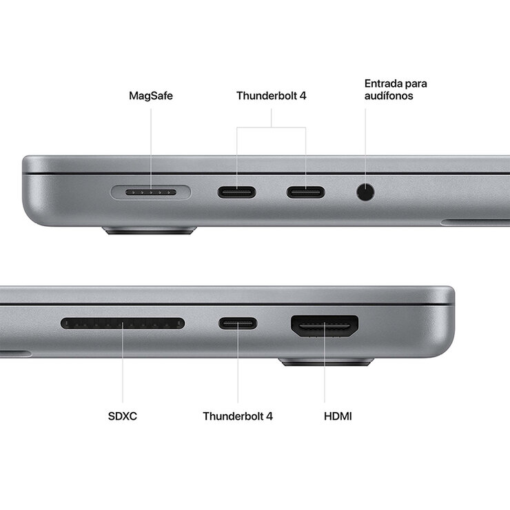 Apple MacBook Pro 14” Chip M2 Pro 512GB Gris Espacial  — Imagen 2 de 4