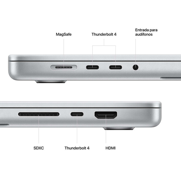 Apple MacBook Pro de 16” Chip M2 Pro 512GB Plata — Imagen 2 de 4