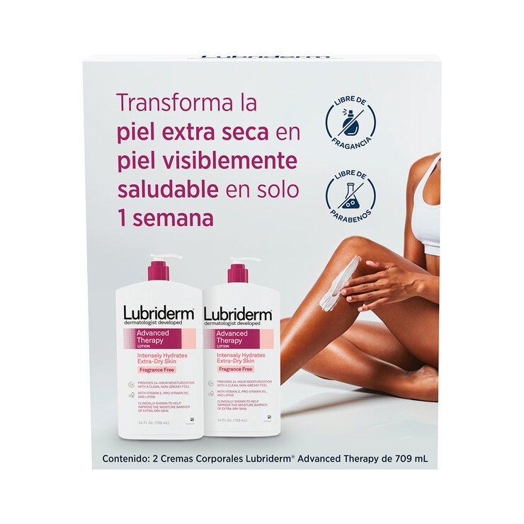 Lubriderm Crema Corporal Advance Therapy 2 pzas de 709ml  — Imagen 3 de 4