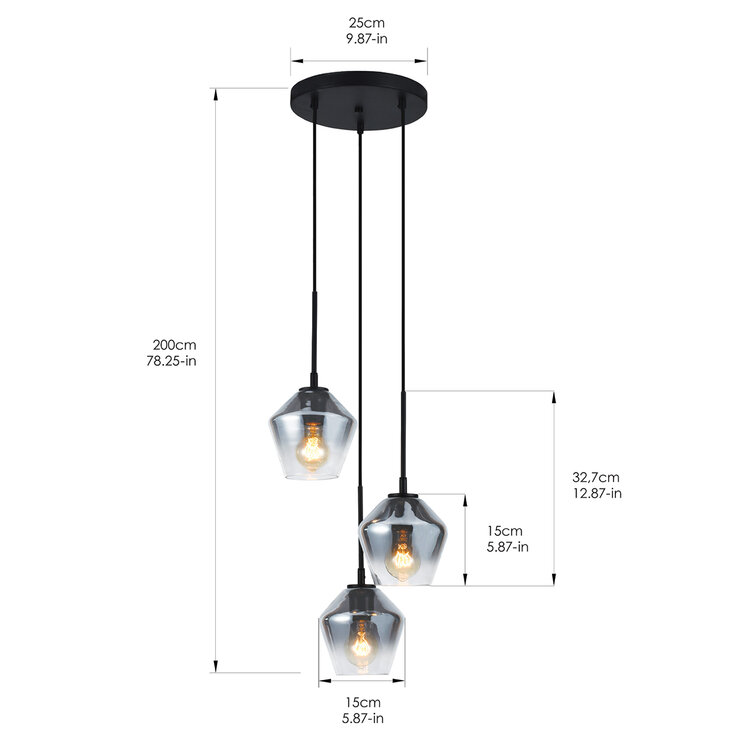 Empire Lighting, Lámpara Colgante LED Grammercy — Imagen 2 de 4