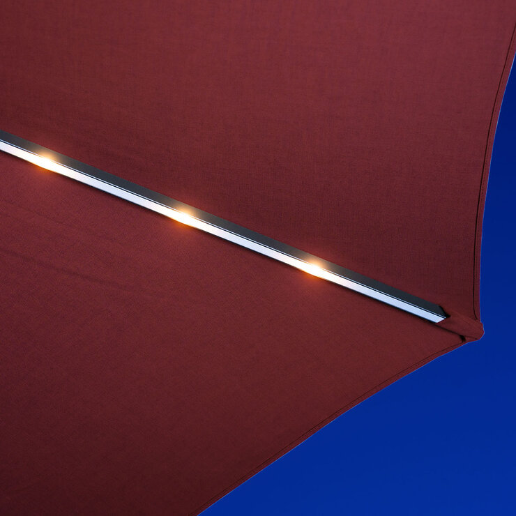 Sunvilla, Sombrilla de Mercado LED de Inclinación Automática de 3M — Imagen 3 de 4