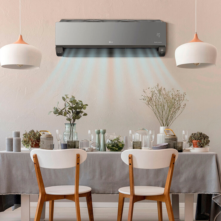 LG Aire Acondicionado ArtCool Inverter, Wifi, Solo Frío, 22,000 BTU/h, VR242CW — Imagen 2 de 4