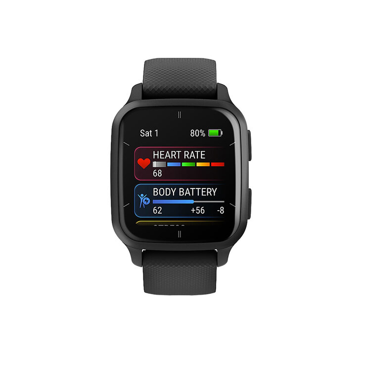 Garmin Smartwatch Venu SQ2 Music Edition con GPS Negro  — Imagen 4 de 4